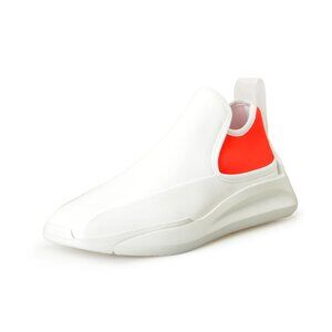 Scuderia Ferrari Fluid White Leather "Driver" Sneakers Shoes US 8 IT 38